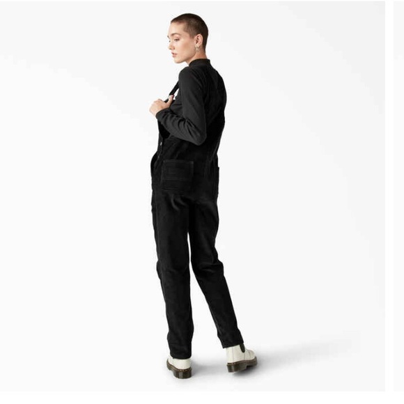 Dickies Black Halleyville Bib Overalls ! NWT •Large - Picture 3 of 5